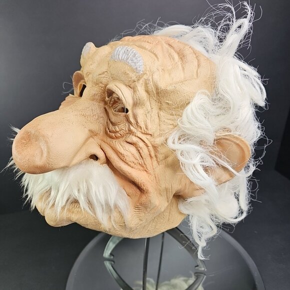 Vintage Cesar 81 Albert Einstein Mask Rubber Latex Halloween Mask One Size Adult - Picture 5 of 16